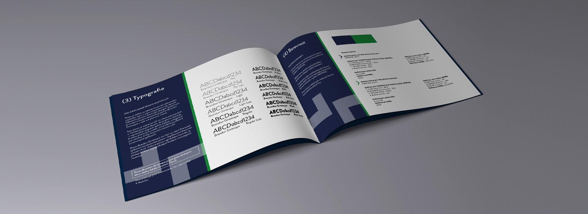 Ukázka grafického a vizuálního stylu firmy HCP medipro na katalogu