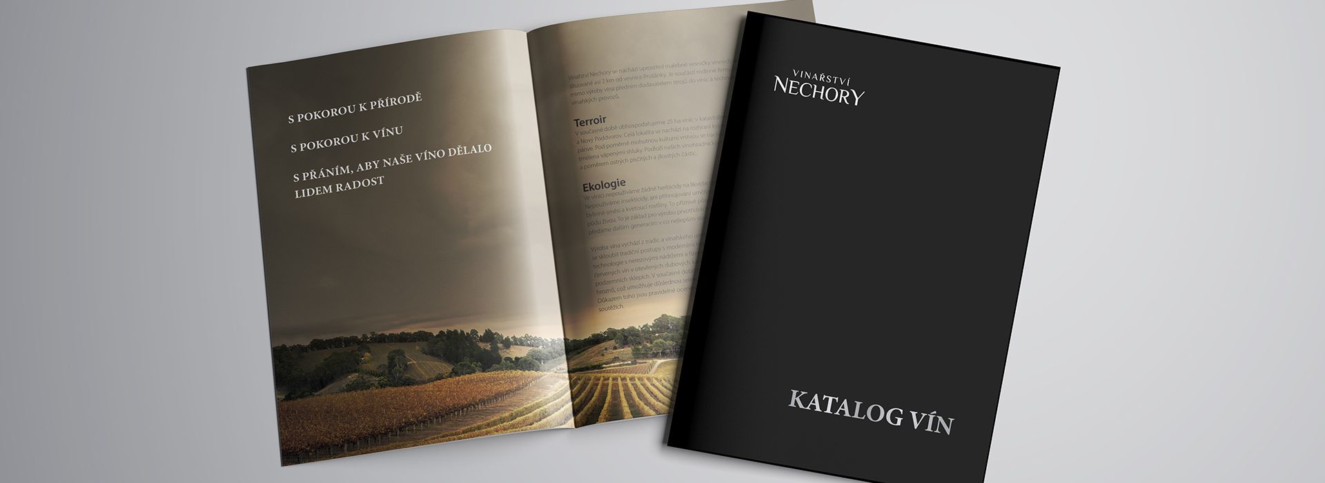 Katalog vín pro Vinařství NECHORY